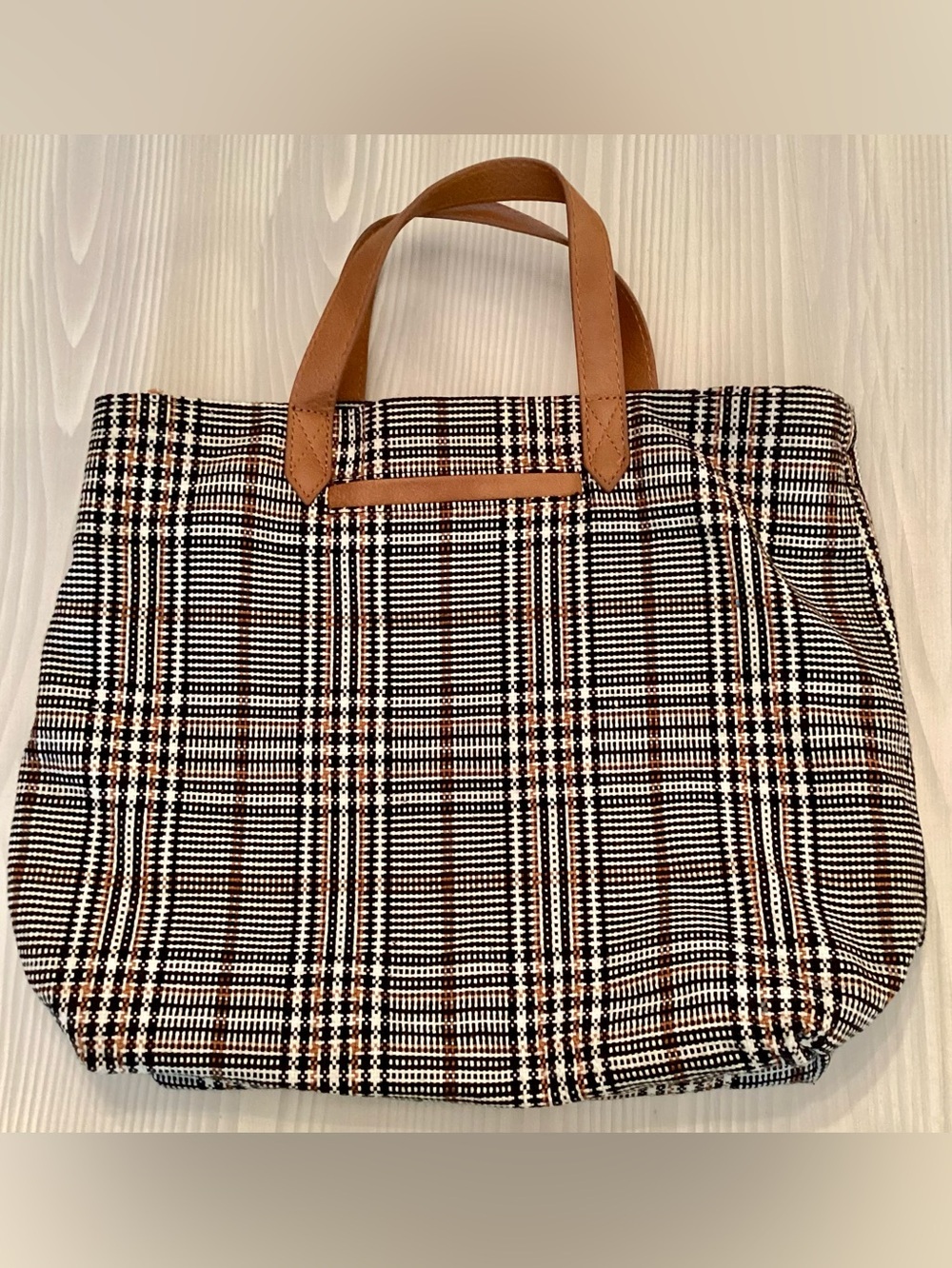 Thirty-One Plaid About You Handbag Preppy Slouch Detachable Shoulder Strap - Picture 2 of 12